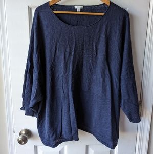 JJill Pure Jill kimono sleeve linen top